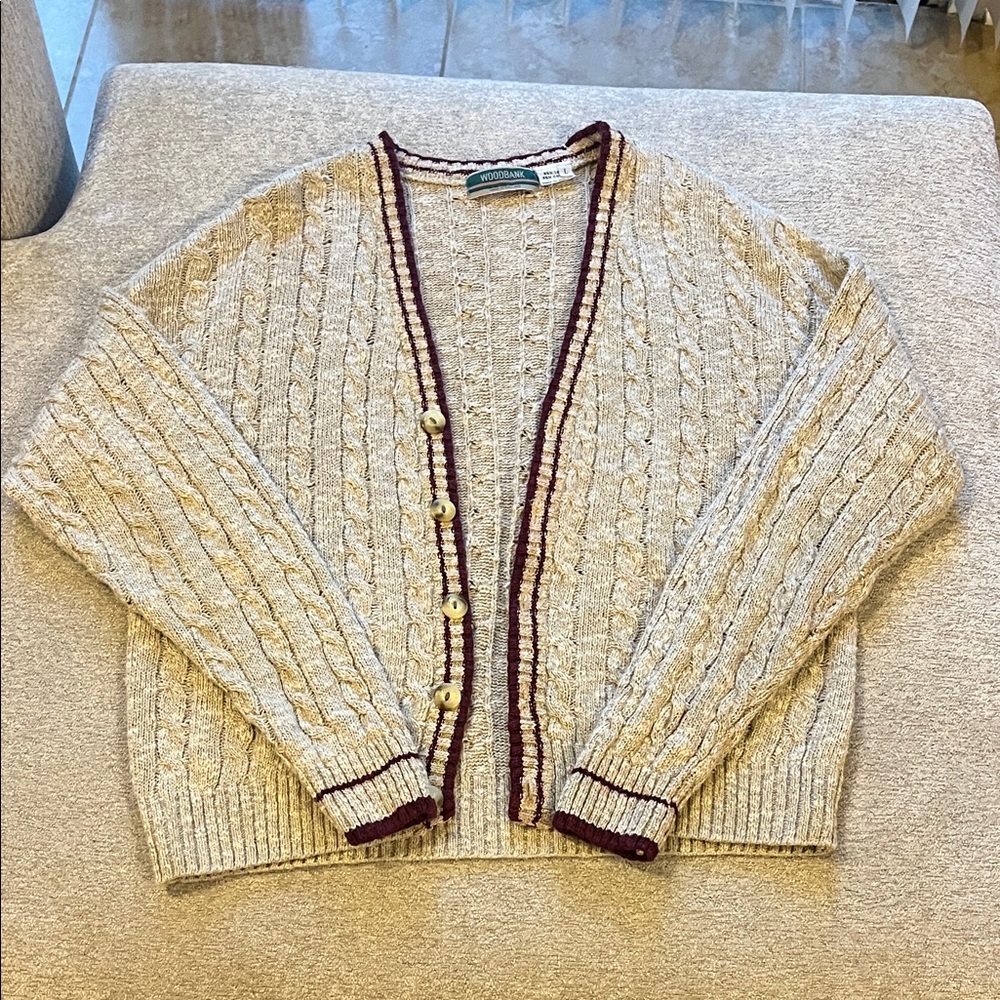 Vintage Woodbank Heavy Cardigan